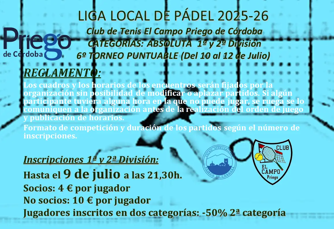 TORNEO DE PÁDEL