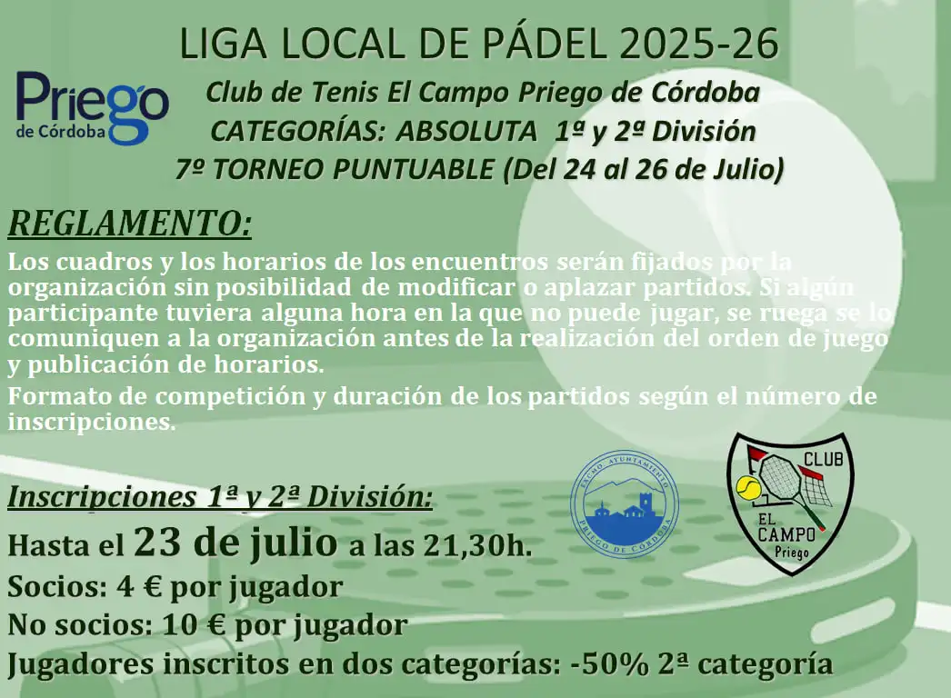 TORNEO PÁDEL