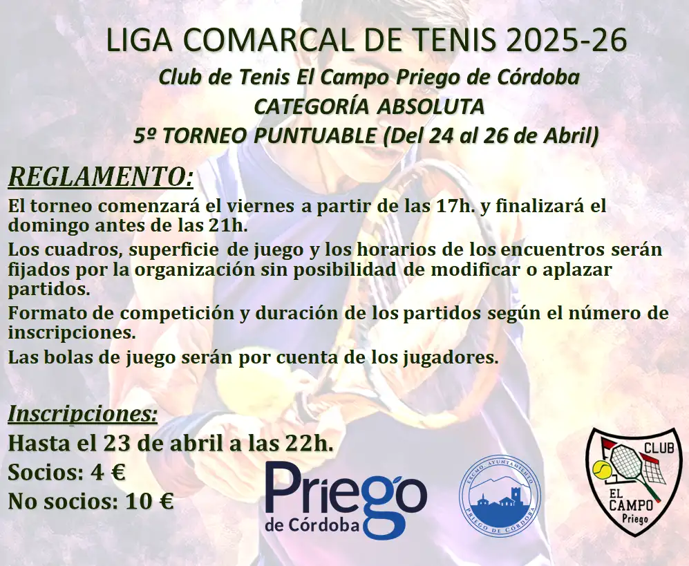 V TORNEO TENIS